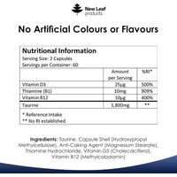 New Leaf Taurine Capsules